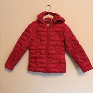 JOTT DOWN JACKET LIGHT HOODED KID INTENSE PINK CARLA size 4-6yo